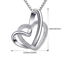 Carica l&#39;immagine nel visualizzatore di Gallery, B.Catcher Collana da donna a cuore in argento per donne, collane con... - Ilgrandebazar
