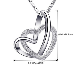B.Catcher Collana da donna a cuore in argento per donne, collane con... - Ilgrandebazar