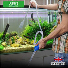 Carica l&#39;immagine nel visualizzatore di Gallery, Sifone aspirarifiuti per pulizia acquario - Pompa manuale aspirare e...