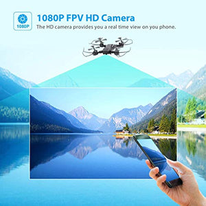 Powerextra Mini Drone con Videocamera per Bambini e Adulti - Giroscopio a 6...
