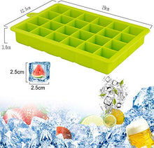 Carica l'immagine nel visualizzatore di Gallery, JIALING Ice Cube Tray,Stampo Ghiaccio Silicone con Coperchio, 3 Pezzi Stampo...