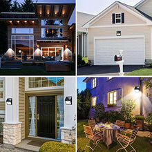 Carica l&#39;immagine nel visualizzatore di Gallery, Luce Solare Led Esterno,【180° Super luminoso-4 Pezzi】iPosible 46 LED 4 Pezzi