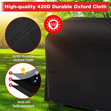 Carica l'immagine nel visualizzatore di Gallery, SPGOOD Copertura Barbecue Da Esterno, Resistente Alle Intemperie, 420D, in Tessuto Oxford, Impermeabile, Antipolvere, Copertura per Barbecue, Copertura Universale [147 x 61 x 122 cm)