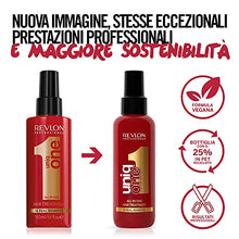 Carica l'immagine nel visualizzatore di Gallery, Revlon Professional UniqOne Classic, Trattamento per Capelli Senza Risciaquo, All in One, Idrata, Protegge e Ripara (150ml), Fragranza Classica