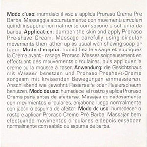 Proraso Crema Pre Barba Anti-Irritazione - 1 pz - Ilgrandebazar