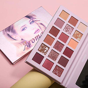 UCANBE Palette da Trucco Con 18 Ombretti Glitter e Matte Pigmentati a # 06 - Ilgrandebazar