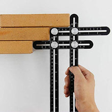 Carica l&#39;immagine nel visualizzatore di Gallery, ALLOMN Righello di Misurazione Multi-angolo, Modello Angolazione...