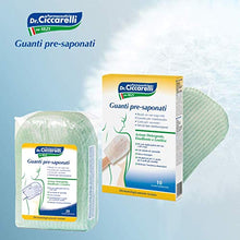 Carica l&#39;immagine nel visualizzatore di Gallery, Dr. Ciccarelli Spugna Guanto Presaponato - Pacco da 20 Pezzi - Ilgrandebazar
