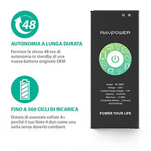 Carica l&#39;immagine nel visualizzatore di Gallery, Galaxy Note 4 Batteria 3220mAh RAVPower Li-ion di Ricambio... - Ilgrandebazar