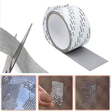 Carica l'immagine nel visualizzatore di Gallery, Nastro Per Riparare Zanzariere Nastro Adesivo in Fibra Di Vetro Per Finestre Schermo Patch Adesivo Forte Per Riparazione Di Finestre E Porte Antizanzara Insetto Finestre Insetto