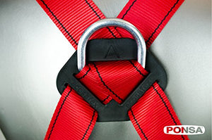 Kit di protezione anticaduta: Imbracatura con 2 punti ancoraggio EN361 +... - Ilgrandebazar