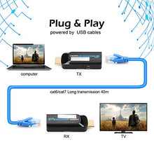 Carica l'immagine nel visualizzatore di Gallery, ni KVM Switches HDMI Extender 40m Ripetitore 1080P Fino a 131 piedi...