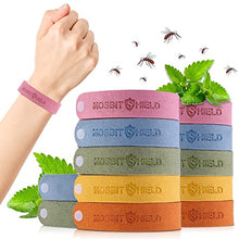Carica l&#39;immagine nel visualizzatore di Gallery, Braccialetti Antizanzare, 12PCS Braccialetti Repellenti per Zanzare,Insetti Repellente Bracciale per Sport e Attività all&#39;Aria Aperta, 100% Naturali Sicuro non Tossiche Regolabile per Bambini e Adulti