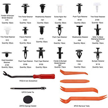 Carica l&#39;immagine nel visualizzatore di Gallery, Rivetti in Plastica per Auto, Bst4Udirect 446PCS Clip In Nylon Nero...
