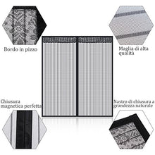 Carica l'immagine nel visualizzatore di Gallery, Lictin Zanzariera Magnetica per Finestra - Dimensioni 130 x 150CM, 130 x 150