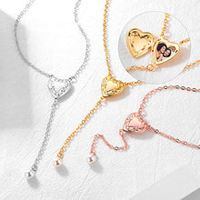 Carica l&#39;immagine nel visualizzatore di Gallery, U7 Collana Personalizzata Donna Pendente Medaglione 10 Lunga - Rosa - Ilgrandebazar