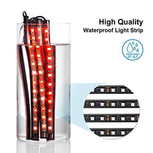 Carica l&#39;immagine nel visualizzatore di Gallery, Favoto Luci LED Interne Auto, 4 Strisce 48 Lampadine Multicolore...