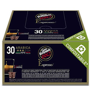Caffè Vergnano 1882 Èspresso Capsule Compatibili Nespresso, Arabica -...