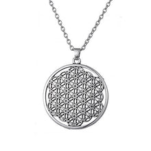 Carica l'immagine nel visualizzatore di Gallery, LIKGREAT Vintage Flower of Life Pendente Cera, Simbolo Agiziano Hollow - Ilgrandebazar