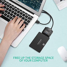 Carica l'immagine nel visualizzatore di Gallery, UGREEN Adattatore SATA USB 3.0 per SSD HDD 2.5’’3.5’’ 12TB con Alimentatore...