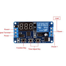 Carica l&#39;immagine nel visualizzatore di Gallery, KKmoon 12V Modulo Relè Delay Timer Digitale Control Switch Relay Module, - Ilgrandebazar
