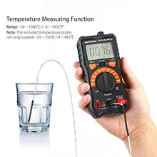 Carica l&#39;immagine nel visualizzatore di Gallery, Multimetro Meterk 2000 Range automatico True RMS Digital Intelligent Tester,... - Ilgrandebazar