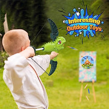 Carica l&#39;immagine nel visualizzatore di Gallery, Toyzey Giochi Bambini 3 4 5 6 7 8 9 Anni, Arco e Frecce per Bambini Giocattoli Bambini 3-12 Anni Regalo Ragazzo 3-12 Anni Giochi da Esterno per Ragazzi Giocattoli Dinosauro Bambini Tiro con L&#39;Arco