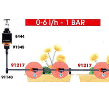 Carica l&#39;immagine nel visualizzatore di Gallery, Claber 91217 Irrigatore Goccia in Linea, Nero
