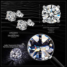 Carica l&#39;immagine nel visualizzatore di Gallery, Orecchini Donna Gioielli con Zirconia di Swarovski, Argento