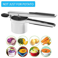 Carica l&#39;immagine nel visualizzatore di Gallery, LinStyle Schiacciapatate, Acciaio Inox Schiacciapatate - con 3 Dischi... - Ilgrandebazar