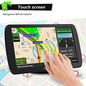 AWESAFE Navigatore Camion 9 Pollici 2020 Bluetooth GPS Navigatore...