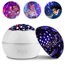 Carica l&#39;immagine nel visualizzatore di Gallery, Ohiyoo Stelle Proiettore Lampada, Luci notturne per Bambini, Lampade...