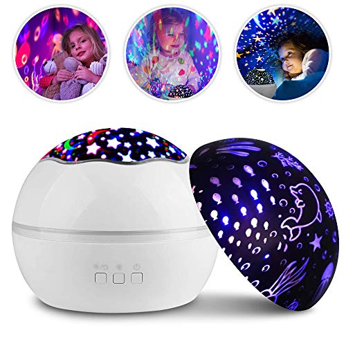 Ohiyoo Stelle Proiettore Lampada, Luci notturne per Bambini, Lampade...