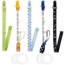 Carica l&#39;immagine nel visualizzatore di Gallery, Lictin 5 PCS Clip Per Ciuccio Catena Pulsante Fisso Regolare La Verde - Ilgrandebazar