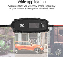 Carica l'immagine nel visualizzatore di Gallery, Green Cell® Caricabatterie Intelligente 6V/12V 4A (SLA, AGM, Gel, EFB, Wet, LiFePO4) completamente automatico con modalità di ricondizionamento del test della batteria per auto moto camion Camper