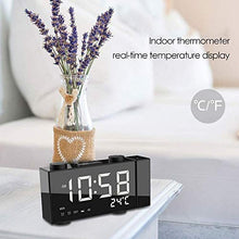 Carica l'immagine nel visualizzatore di Gallery, Orologi a proiezione per camere da letto e viaggi - Orologio soffitto con...