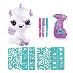 Rocco Giocattoli - Airbrush Plush Unicorno Brilla al Buio