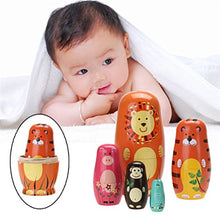 Carica l&#39;immagine nel visualizzatore di Gallery, ZHUOTOP Cute Animal Nesting Babushka Russian Doll Matryoshka Hand Paint... - Ilgrandebazar