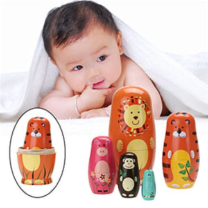 ZHUOTOP Cute Animal Nesting Babushka Russian Doll Matryoshka Hand Paint... - Ilgrandebazar