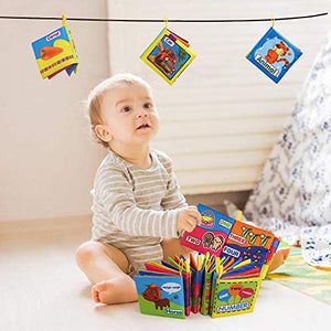 BelleStyle Libro Stoffa, Set Neonato, Quiet Book, Tattile per Bambini,... - Ilgrandebazar