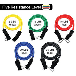 CUXUS Set di Fasce Resistenza, Bande 5 cuxus