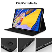 Carica l'immagine nel visualizzatore di Gallery, HoYiXi Custodia per Lenovo Tab M10 Plus 10.3 Ultra Sottile Case in Pelle nero