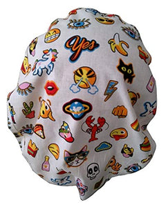 Cappello sala operatoria donna Emoticon divertenti per capelli lunghi un... - Ilgrandebazar