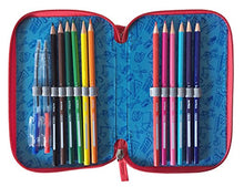 Carica l&#39;immagine nel visualizzatore di Gallery, Tecnoteam HAPPY352478 Astuccio 3 Zip, Blu - Ilgrandebazar