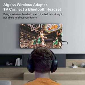 Aigoss Adattatore Bluetooth USB 2 in 1 Trasmettitore e Ricevitore, Bluetooth...