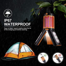 Carica l&#39;immagine nel visualizzatore di Gallery, seenlast Lampada Antizanzara Elettrica, 2-in-1 Zanzariera All&#39;aperto Arancia