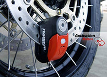 Carica l&#39;immagine nel visualizzatore di Gallery, RADIKAL RK10 Antifurto Blocca Disco Allarme 120 Db Omologato Sra, ø10 Doppia... - Ilgrandebazar