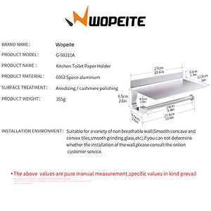 Wopeite Dispenser di Carta da Cucina Igienica Porta Asciugamani con...