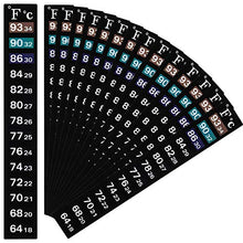 Carica l&#39;immagine nel visualizzatore di Gallery, 20 Pezzi Adesivo Digitale di Temperatura Striscia Adesiva Termometro Adesivo...