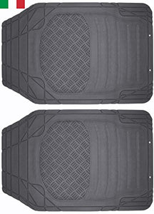 Cenni 38925 Set 2 Tappeti Auto in Gomma Sagomabili Universali Made Italy - Ilgrandebazar